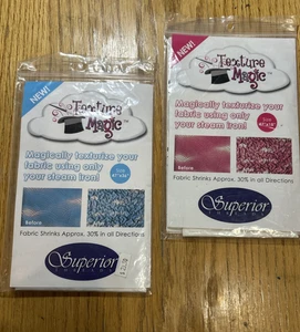 2 NUEVAS Texture Magic - de Superior Threads - Texturiza Telas 47”x 36” 47”x 18” - Imagen 1 de 13
