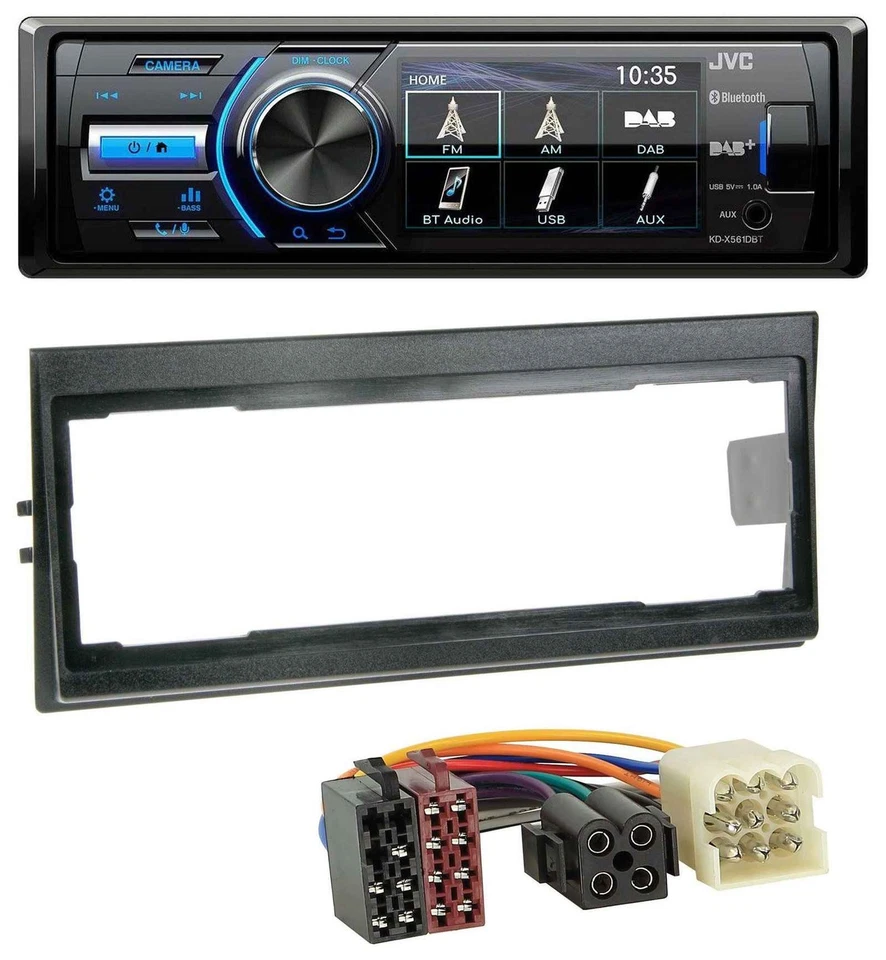 JVC Bluetooth MP3 USB DAB Autoradio für Volvo 740, 760 (1982-1992) - Bild 1 von 4