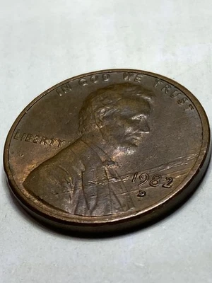 1982 D 林肯 Cent 错误真棒 — 第 1/4 张图片