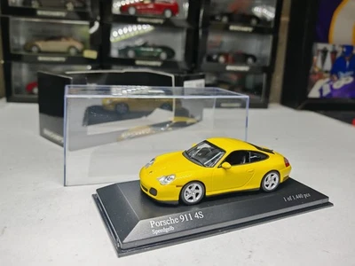 Porsche 911 Carrera 4S Type 996 1999 Speed Yellow 1/43 Minichamps 400061071 - Image 1 of 4