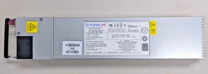 Modulo alimentatore ridondante Supermicro PWS‐802A‐1R 800W 80 Plus Titanium 1U - Foto 1 di 4