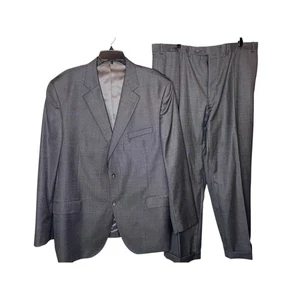 Cremieux Zweiteiler Anzug Größe Herren 48 L Grau Wolle Blazer & Hose 42x29 - Bild 1 von 5