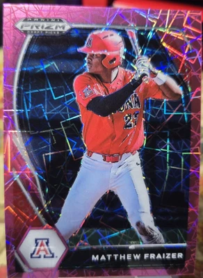 2021 Panini Prizm Draft Picks Pink Velocity Matthew Frazier #PDP220 (NM) Free Rt - Image 1 of 2