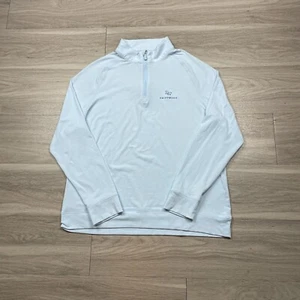 G Fore Shirt Mens Large Blue Golf 1/4 Zip Active Golfer Long Sleeve - Picture 1 of 10