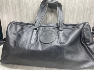Disney Toon Channel Duffle Bag Vintage Faux Leather Black See pics - Picture 1 of 15