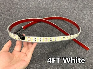 Replacement Just 1pc 4FT White Double Row LED Light Strip For 15.5'' Wheel Ring - Picture 1 of 2
