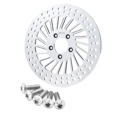 11.8" Front Left Brake Rotors & Bolts Fit For Harley Touring Road Glide 08-23 22 - Image 1 of 4