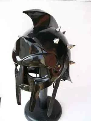 Christmas Roman Medieval Gladiator Spike Armour Helmet Item Halloween Gift - Image 1 of 4