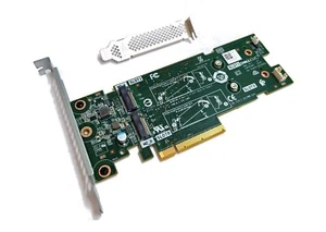 Dell BOSS Dual PCIe Adapter PCIe x8 3.0 zu 2280 m.2 SATA SSD 0K4D64 - Bild 1 von 2