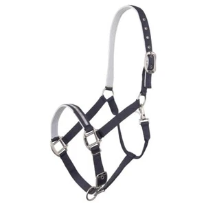 BR Halfter Coolmesh Nylon weich unterlegt navy-weiß Größe Pony - Bild 1 von 2