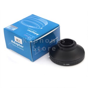 Lens Adapter Minolta Rokkor MD MC SLR to C-Mount CCTV Cine Camera