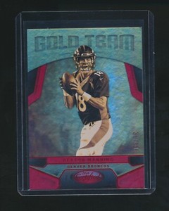 PEYTON MANNING 2016 PANINI CERTIFIED GOLD TEAM NO. 1 RED 36/99