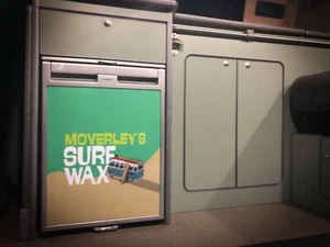 Waeco CR50/CRX50 Fridge Sticker Wrap Your Custom Image Vinyl Wrap Camper Dub T5 - Picture 1 of 4