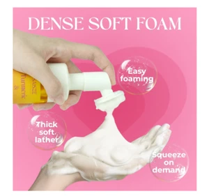 SAISZE Turmeric Foaming Face Wash with Brush, Turmeric & Kojic Acid Facial Clean - Picture 1 of 3