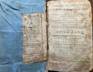 Noah Webster / American Selection of Lessons in Reading and Speaking 1790 - Picture 1 of 3