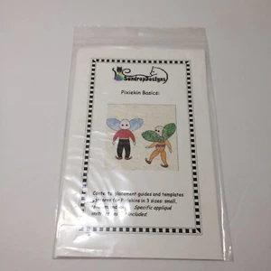 Pixie Basics: Pixiekin Bodies in 3 Sizes Applique Pattern Sundrop Designs - Picture 1 of 3
