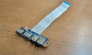 ORIGINAL TOSHIBA QOSMIO X770 SERIES LAPTOP AUDIO / USB BOARD W/ CABLE LS-6064P - Photo 1/3