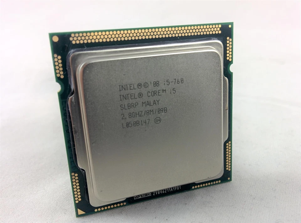 Intel Core i5 760 2.8GHz Socket LGA1156 Quad Core Lynnfield CPU SLBRP - Image 1 of 1