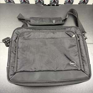 OEM Dell Nylon Topload Notebook Laptop Carry Bag 15.6" w/ Shoulder Strap Black - Photo 1/5