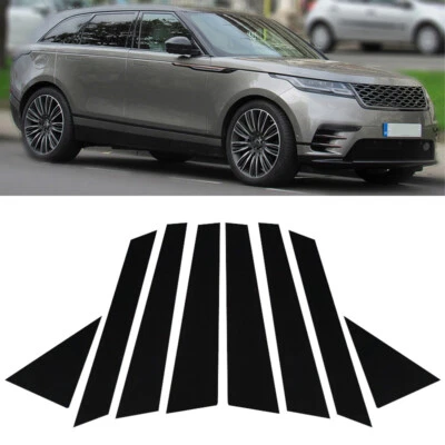 For Land Rover Range Rover Velar 2018-2023 Black Pillar Posts Door Trim Cover - Imagem 1 de 4