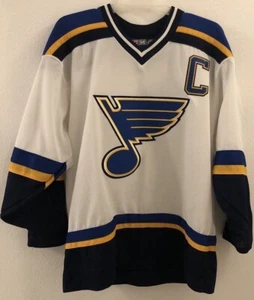 CCM St Louis Blues Pronger White Jersey Size L NWOT - Picture 1 of 3