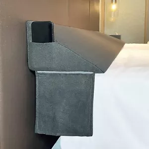 HONEHO King Size Bed Wedge Pillow Headboard Gap Filler 7" Triangle Sleep Rest - Picture 1 of 7