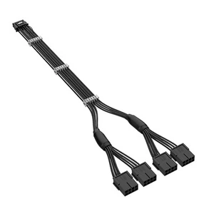 PCIe 5.0 Extension Cable, 16 Pin (12+4) Male to PCIE 5.0 4x8 16 Pin to 4x8 Pin f - Photo 1/23