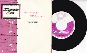 Klingende Post 1962 / I - (T 74 055) 7" EP 45  - Bild 1 von 2