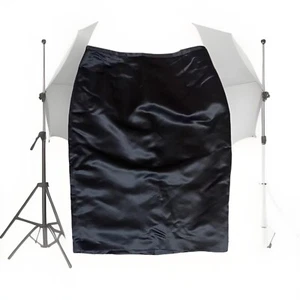 CALVIN KLEIN BLACK SATANY PENCEL SKIRT MIDI BACK SLIT SIZE 4 NEW WITH TAG - Picture 1 of 6