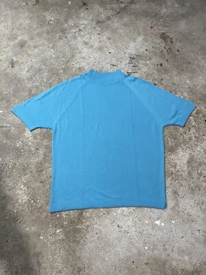 Suéter De Colección Años 60 70 Sears Kings Road Manga Corta Grande Azul Durene Camisa Mod Foto 1 de 4