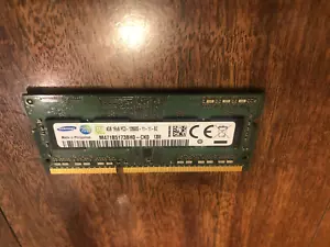 Samsung Laptop Memory 4GB 1Rx8 PC3-12800S- M471B5173BH0-CK0 - Picture 1 of 3