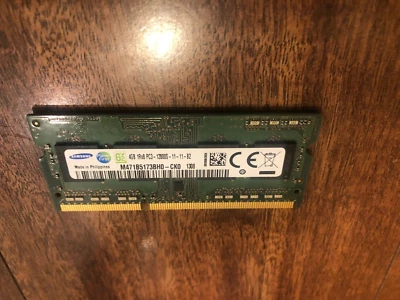 Samsung Laptop Memory 4GB 1Rx8 PC3-12800S- M471B5173BH0-CK0 - Image 1 of 3