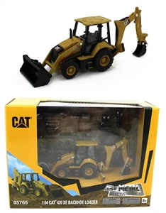 1:64 DIECAST MASTERS *CATERPILLAR CAT* 420XE Backhoe Loader w/Attachments *NIB* - Picture 1 of 7