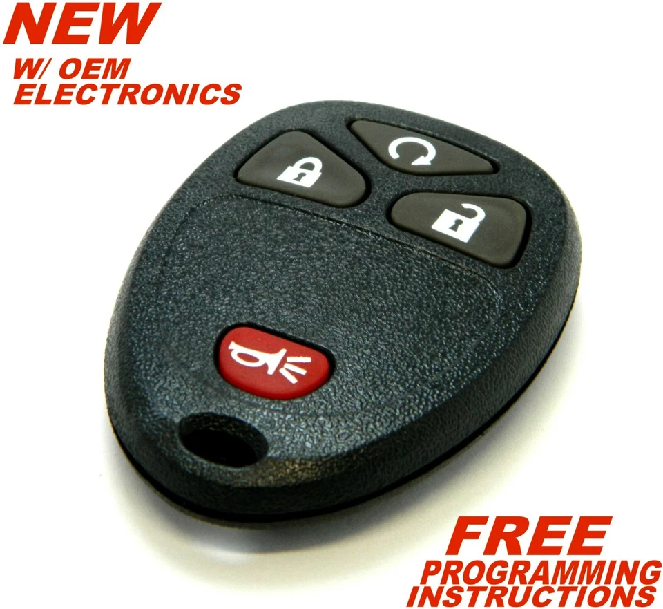 OEM ELECTRONIC 4 BTN REMOTE KEY FOB FOR 2007-2014 CHEVROLET SILVERADO 22936098 - Image 1 of 4