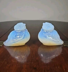 Vintage Czech Opalescent Art Glass Bird Pepperettes - Picture 1 of 24