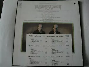 THE BUDAPEST QUARTET SCHUBERT: THE LAST QUARTETS 3X VINYL LPS 1975 ODYSSEY REC. - Picture 1 of 12