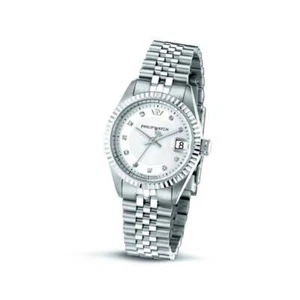 Orologio Philip Watch Caribe 31mm Diamanti r8253597598 Donna Acciaio Bianco - Foto 1 di 2