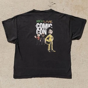 Vintage 2009 Xbox Live Comic Con Tee Shirt Mens XL Microsoft Video Game Console - Picture 1 of 10