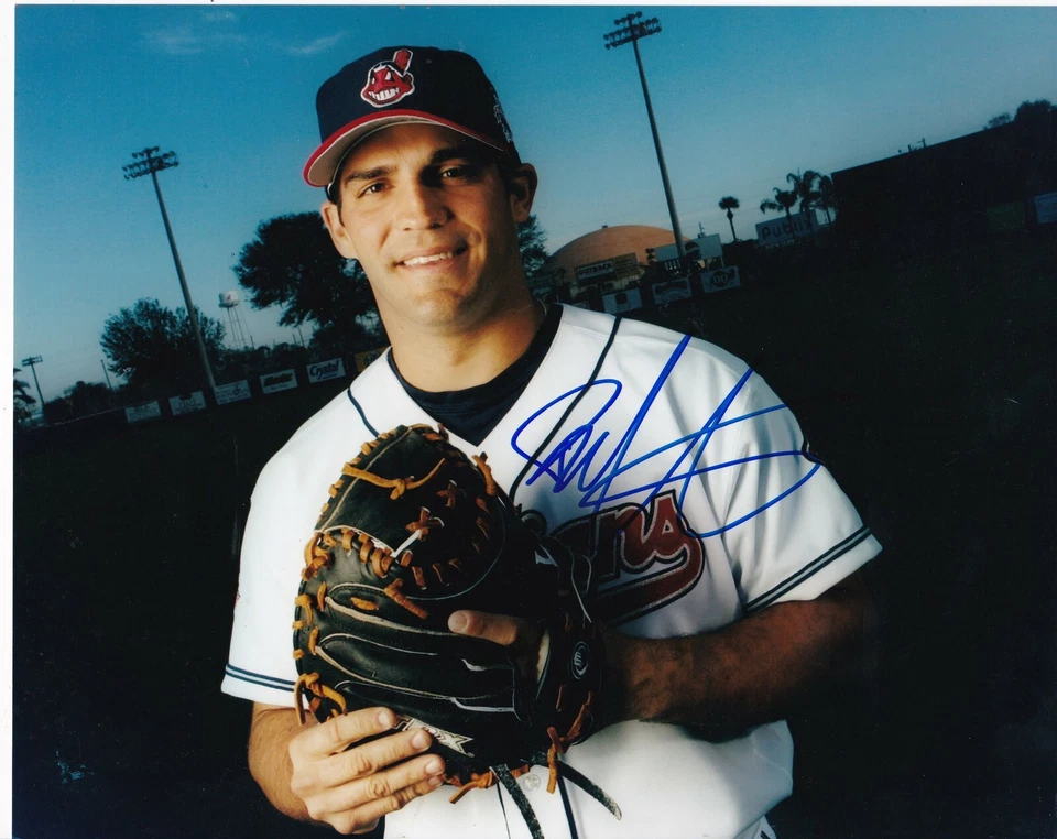 RYAN GARKO INDIOS CLEVELAND ACCIÓN FIRMADO 8x10 Foto 1 de 1