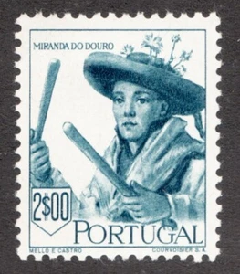 1947 Portugal Sc #681 - 2$00 - Miranda, Bastonet Player - MNH Cv$65 - Picture 1 of 1