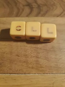 Vintage Never Say Die dice game Replacement Dice Set Only Phillips 1959 CLR - Picture 1 of 3