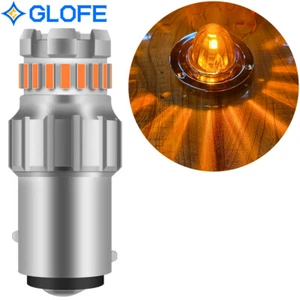 Watermelon LED Bulb Amber For Glass Marker Lights 1157 2 One Wire Style Bright - Picture 1 of 6