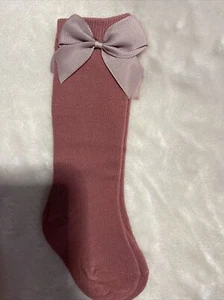 Baby Mädchen Socken Kleinkind Schleife Baumwolle Neugeborenes Säugling Größe M/1-3 Jahre - Bild 1 von 6