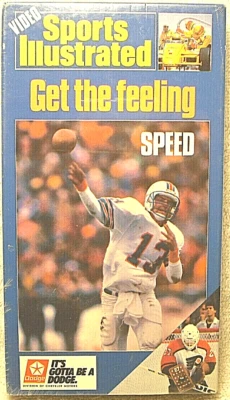 SPORTS ILLUSTRATED VIDEO - GET THE FEELING - SPEED - VHS - BRAND NEW SEALED - Image 1 of 4
