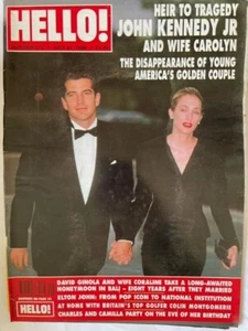 HELLO! MAGAZINE #570-27 JULY 1999 - JOHN KENNEDY JR - DAVID GINOLA - ELTON JOHN - Imagen 1 de 1