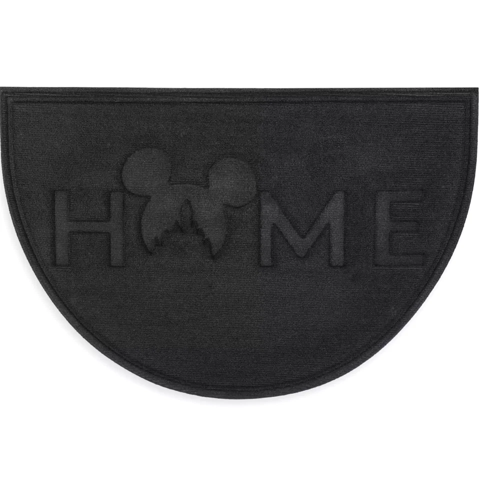 Disney Home Collection Mickey Mouse Home Doormat Welcome Floor Door Mat Black