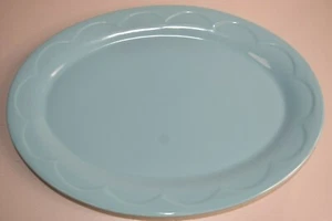 NUEVO Lenox KATE SPADE Todo en Buen Sabor Plato Ovalado Servir Azul Turquesa  - Imagen 1 de 8