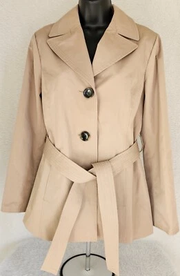 Ellen Tracy Womens Jacket Coat Size S Small Brown NEW - Image 1 of 4