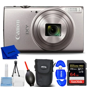 Canon fotocamera digitale compatta IXY650 (argento) IXY650SL - pacchetto accessori 7 pezzi - Foto 1 di 3