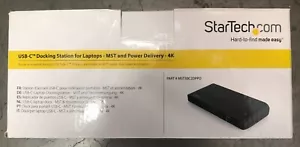 NEU - StarTech Dual Monitor USB-C Dockingstation - Schwarz MST30C2DPPD - Bild 1 von 1